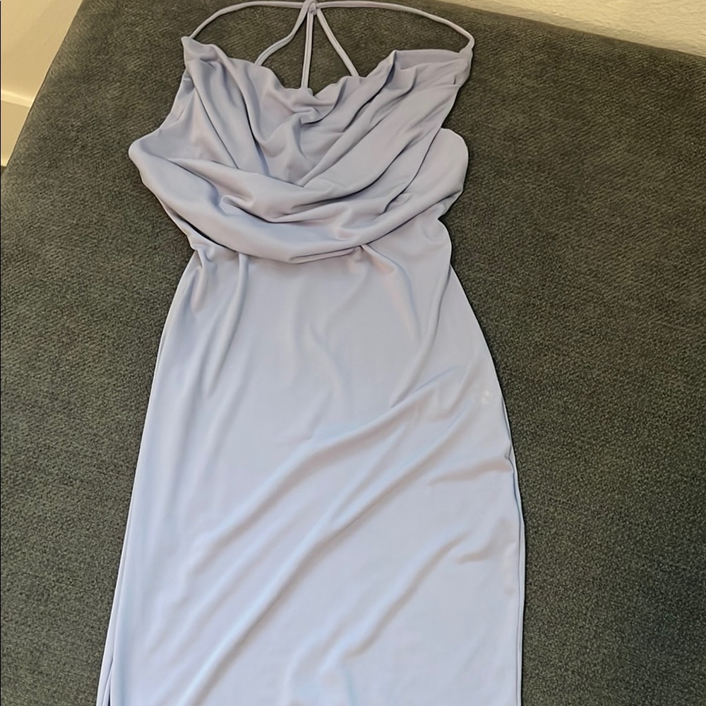 Fashion Nova Slip Dress Cowl Neck Sleeveless light purple